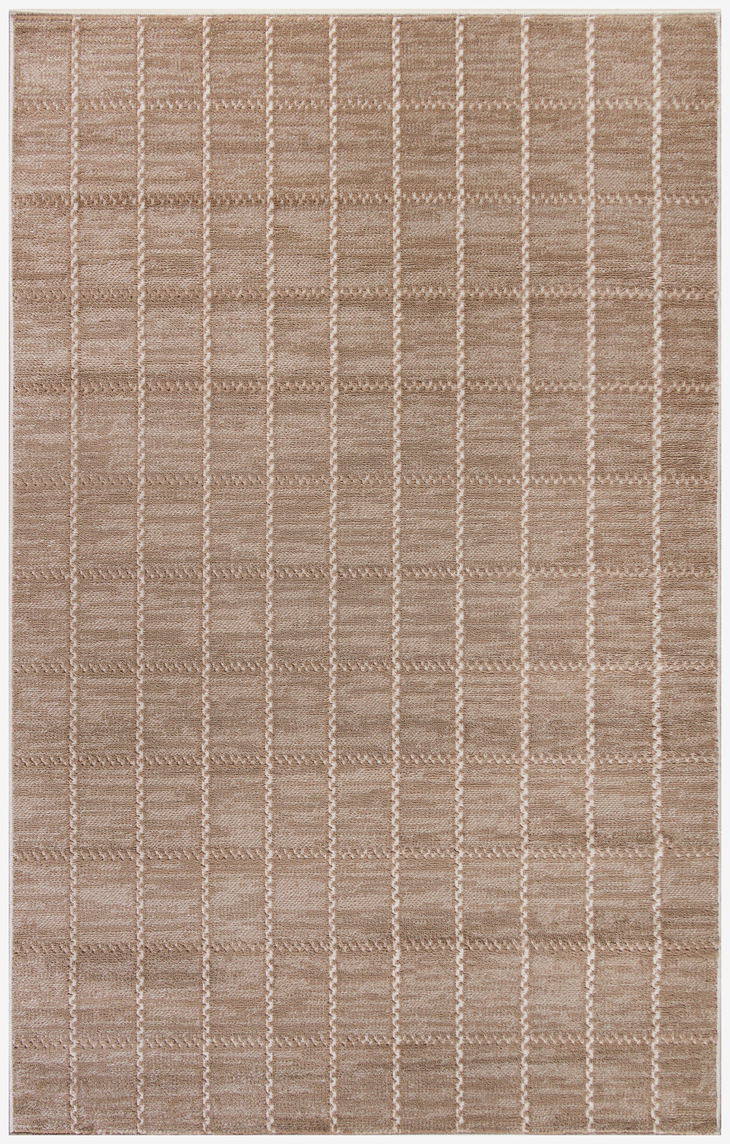 Nourison Home Serenity Home SRH05 Mocha Ivory Contemporary Loom-woven Rug