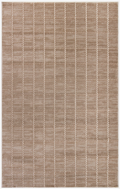 Nourison Home Serenity Home SRH05 Mocha Ivory Contemporary Loom-woven Rug
