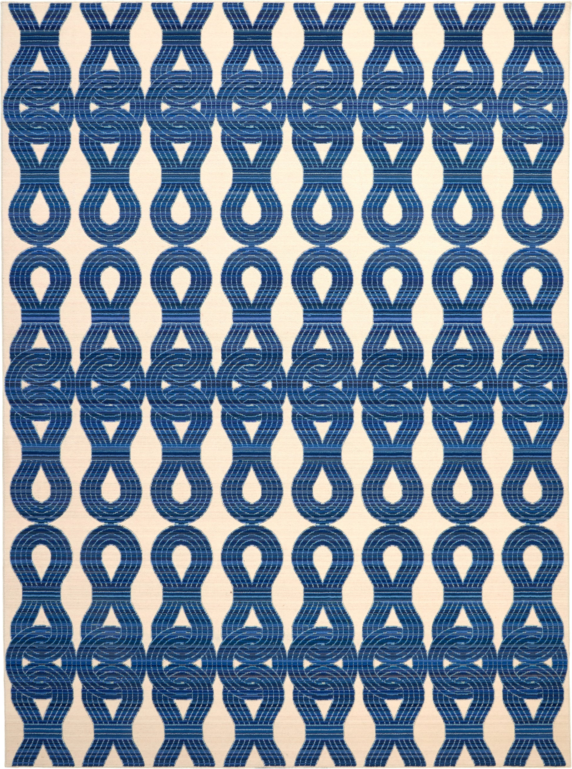 Barclay Butera Butera Collection  Ivory Navy  Contemporary