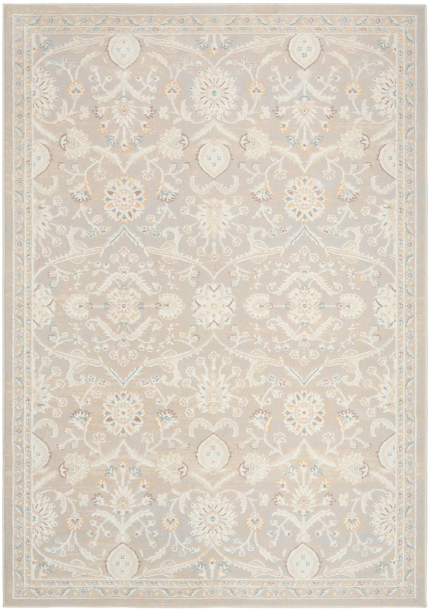 Nourison Home Isla ISL01 Light Grey Traditional Machine Woven Rug