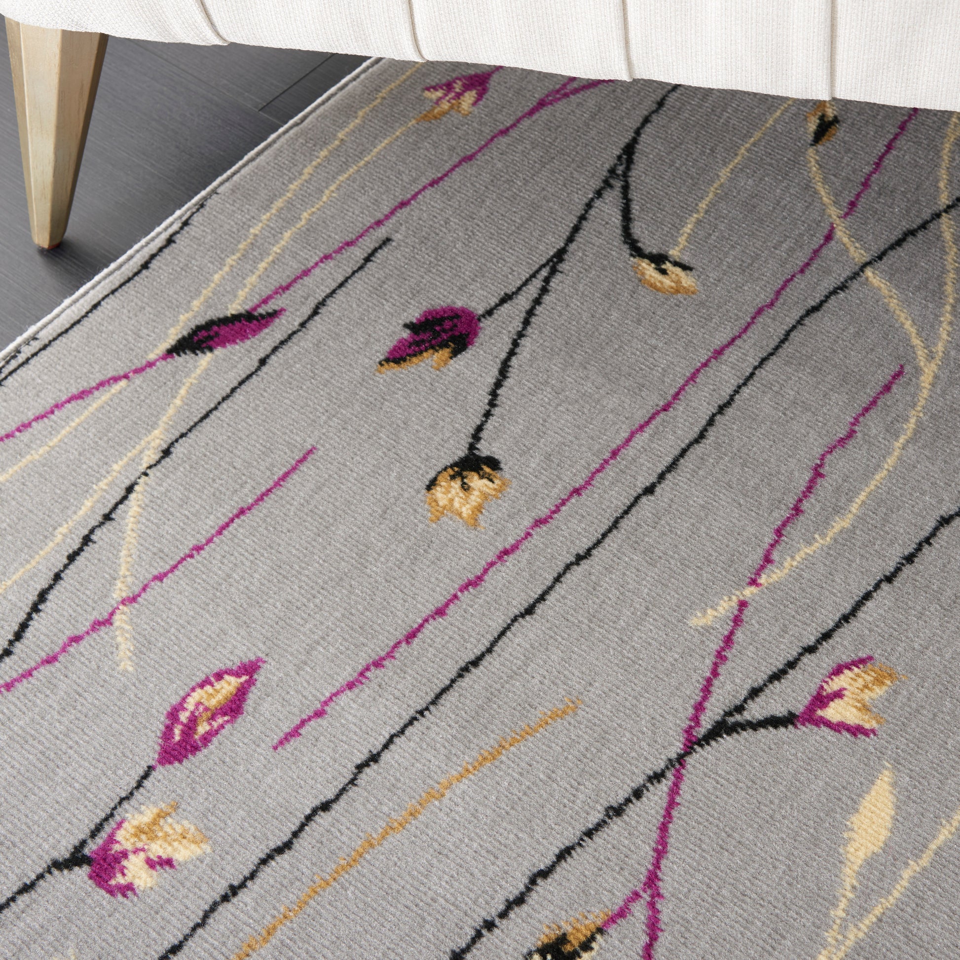 Nourison Home Grafix  Grey  Contemporary