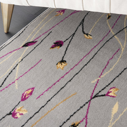 Nourison Home Grafix  Grey  Contemporary