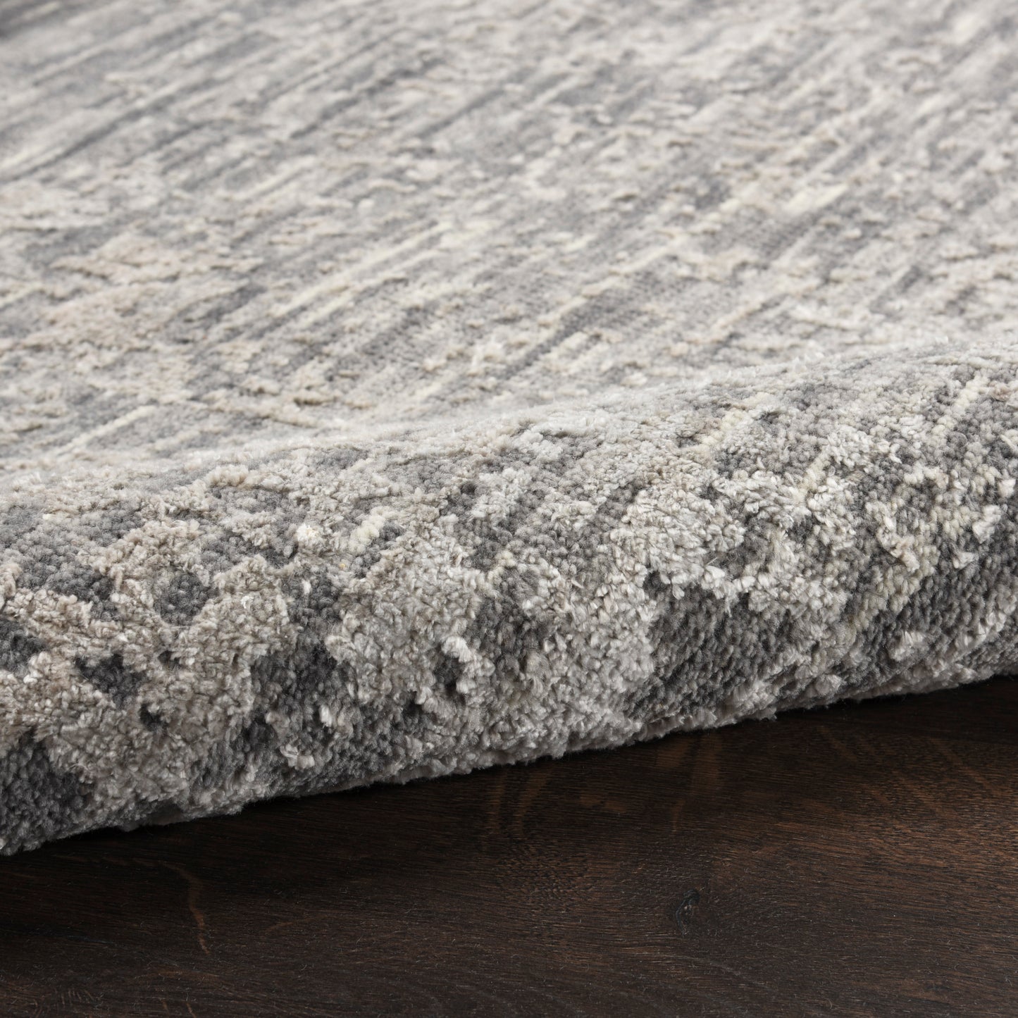 Nourison Home Luna  Grey Silver  Contemporary