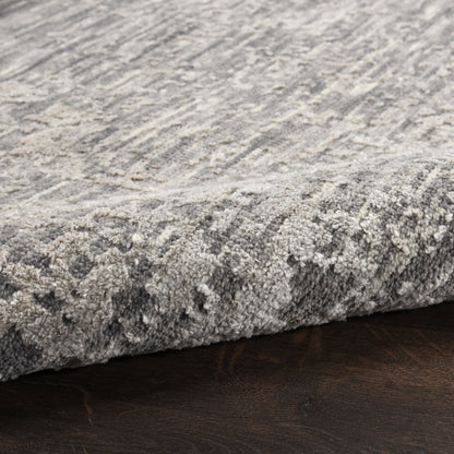 Nourison Home Luna  Grey Silver  Contemporary