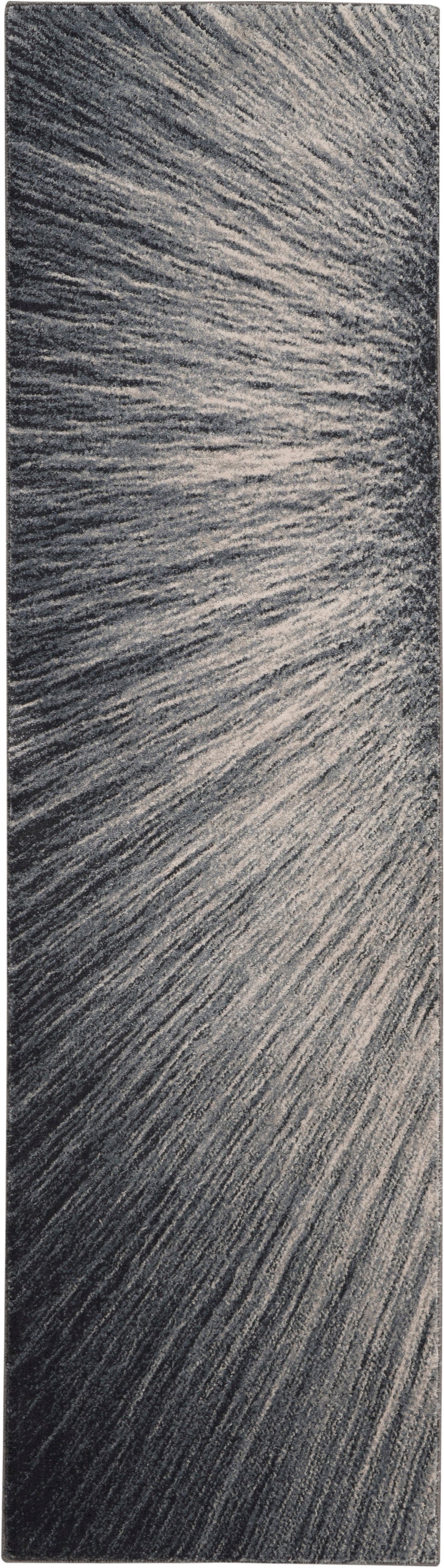 Nourison Home Moroccan Celebration KI389 Blue Grey Contemporary Power-loomed Rug