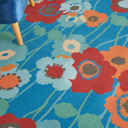 Waverly Sun N Shade  Bluebell  Contemporary