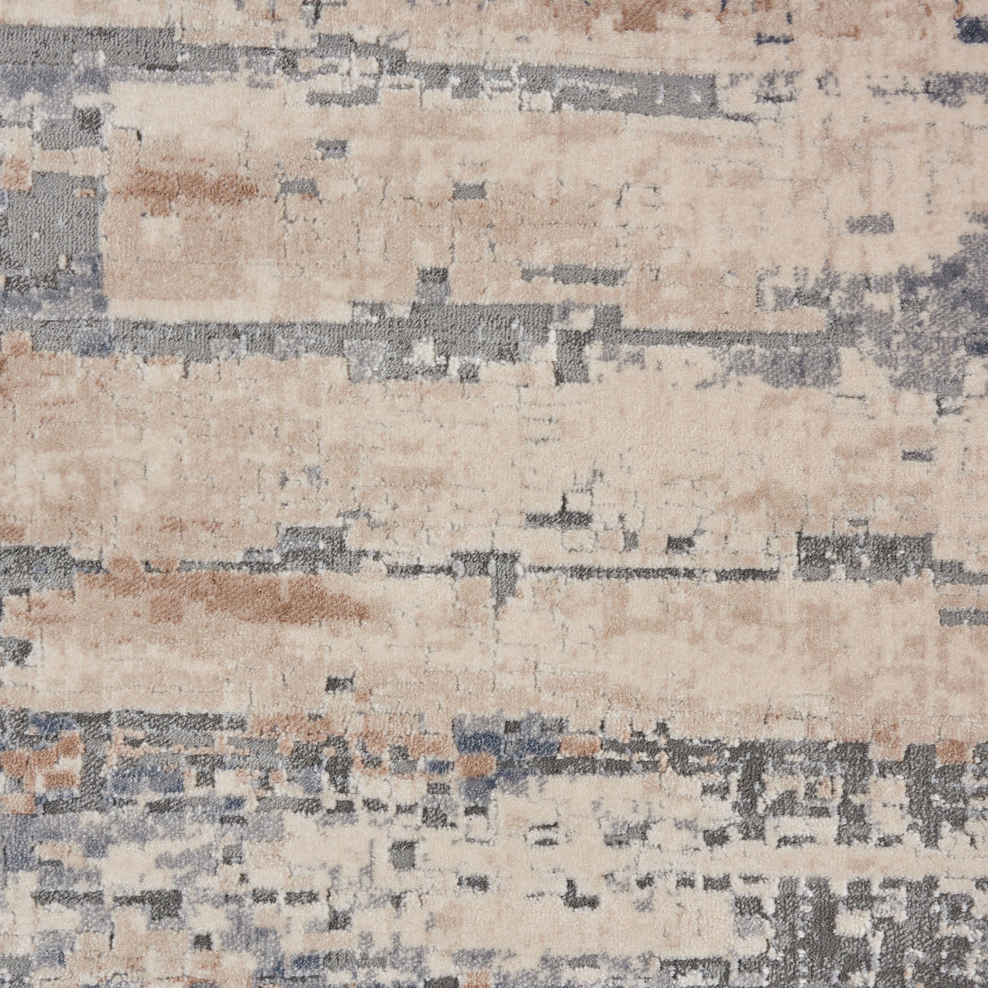 Nourison Home Rustic Textures  Beige Grey  Contemporary