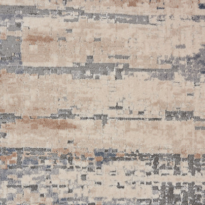 Nourison Home Rustic Textures  Beige Grey  Contemporary