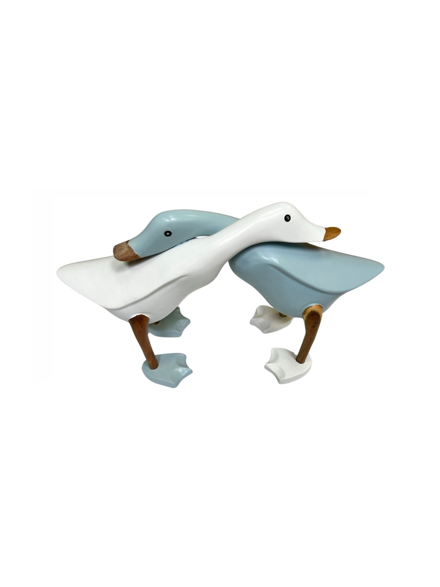 Eclectic Home Accent Hugging Ducks Niebla White   Furniture