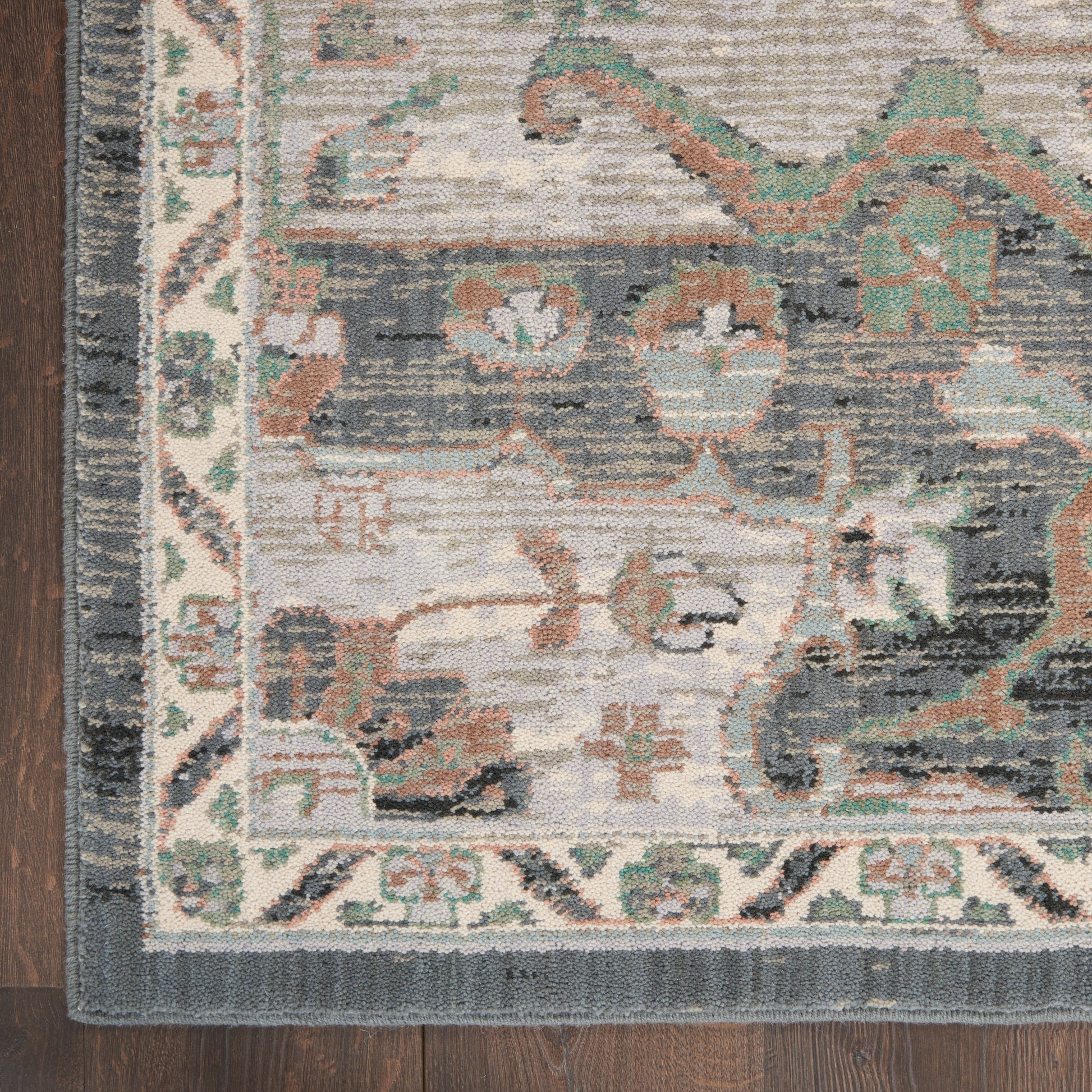 Nourison Home Parisa  Grey Sage  Traditional