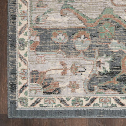 Nourison Home Parisa  Grey Sage  Traditional
