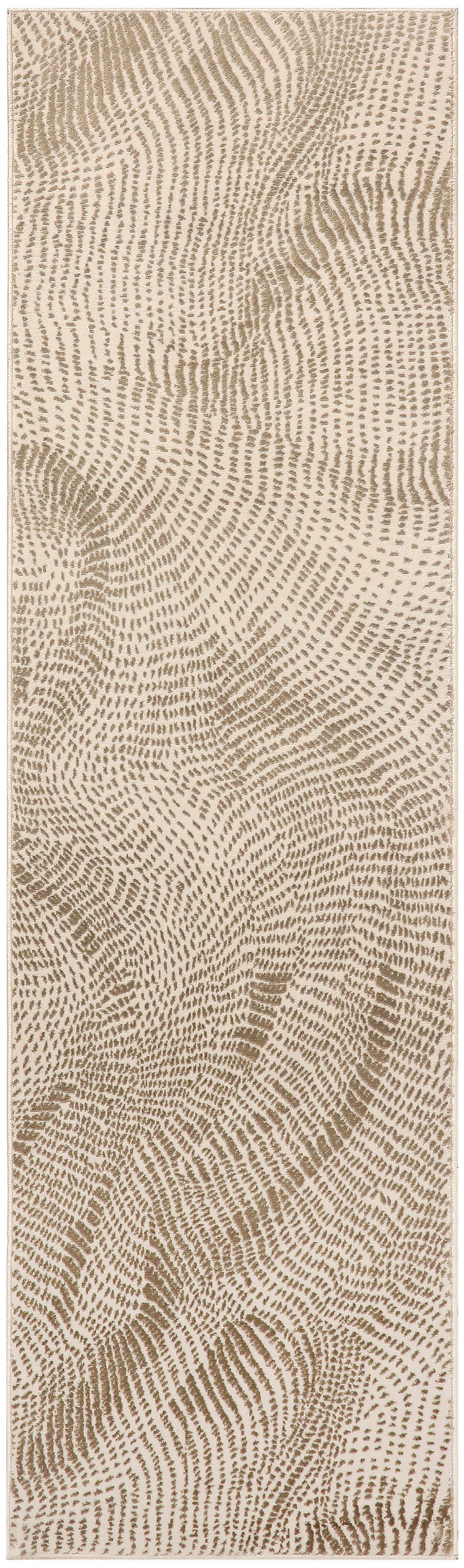 DKNY Central Park West CEP01 Beige Brown Contemporary Power-loomed Rug
