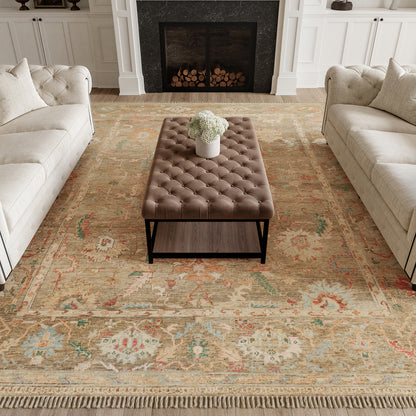 Nourison Home Heritage Vine  Charcoal  Traditional