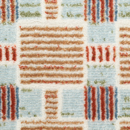 Nourison Home Nordic  Rust Multicolor  Contemporary