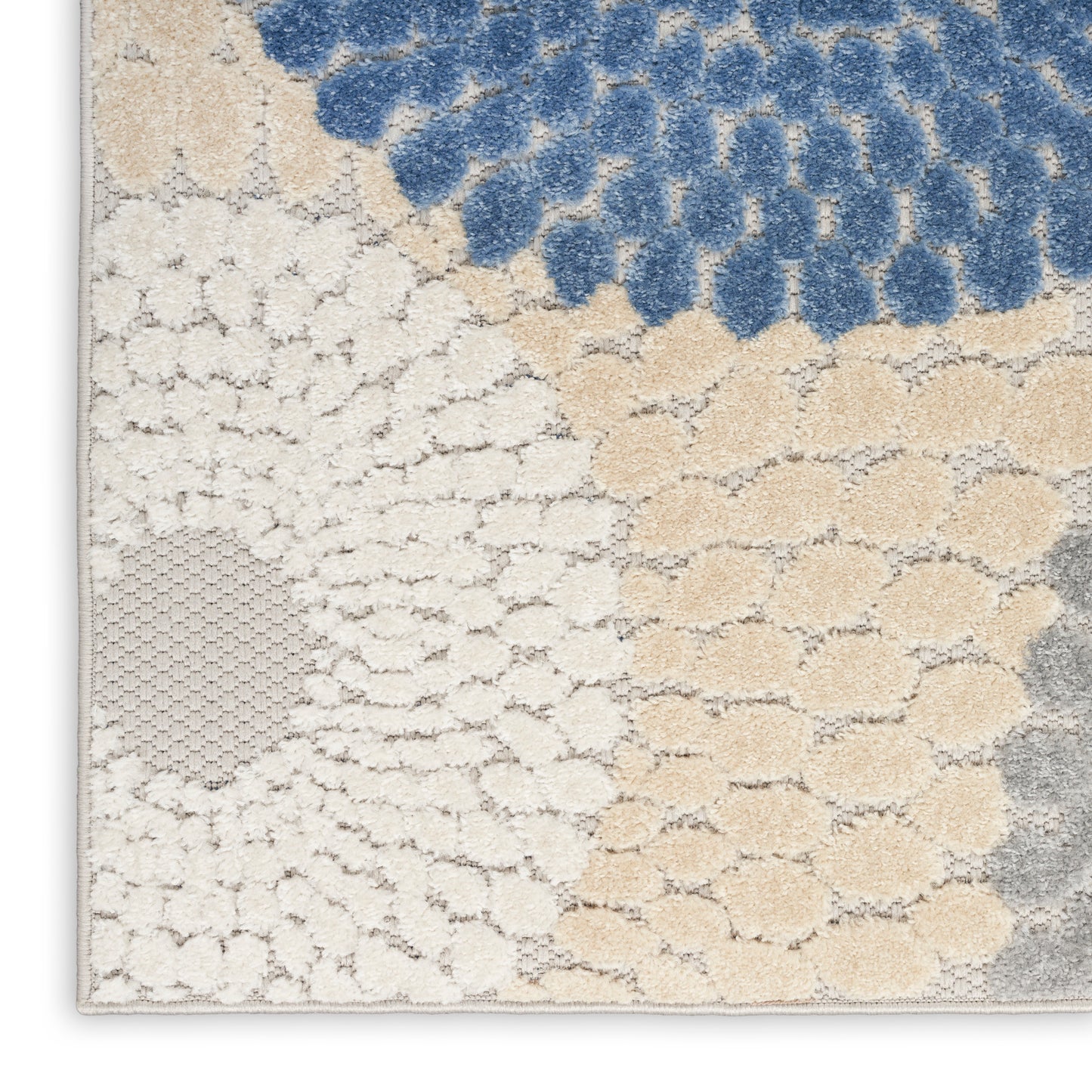 Nourison Home Aloha  Blue Grey  Contemporary