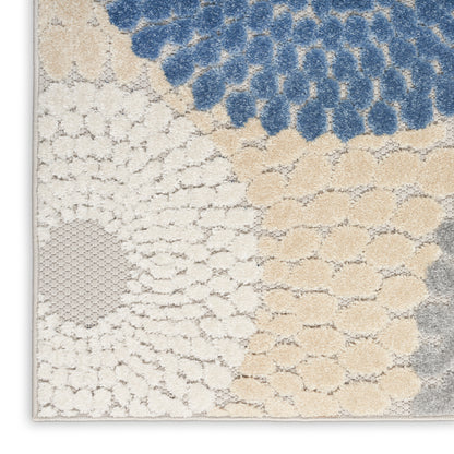 Nourison Home Aloha  Blue Grey  Contemporary