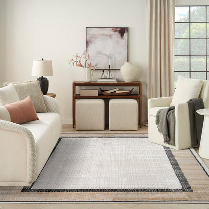 Nourison Home Dekor  Grey Charcoal  Contemporary