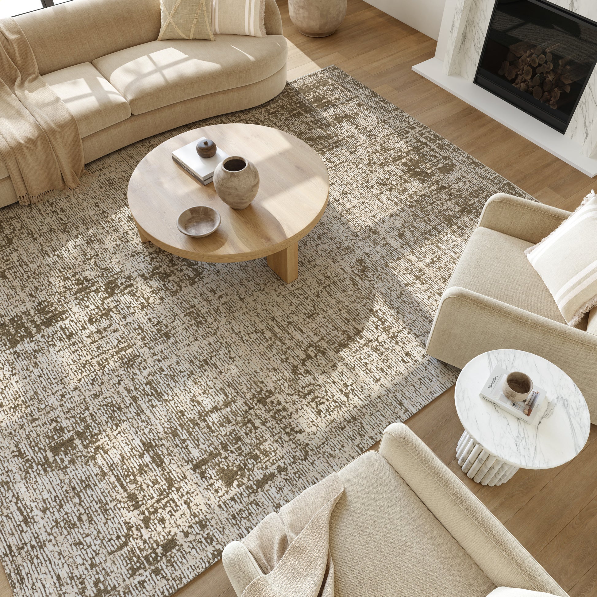 Nourison Home Soft Structure  Mocha  Contemporary
