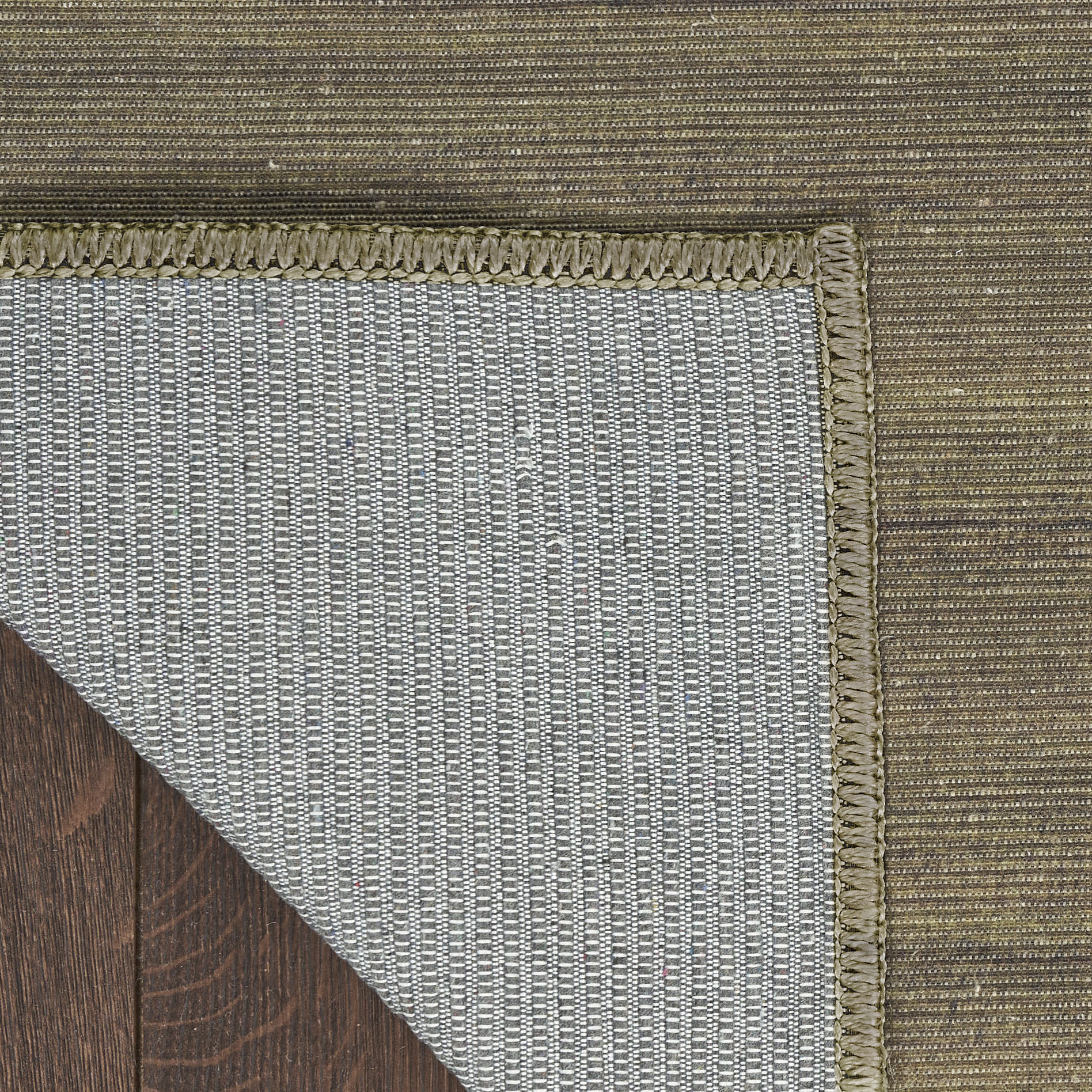 Nourison Home Washable Essentials  Green  Contemporary