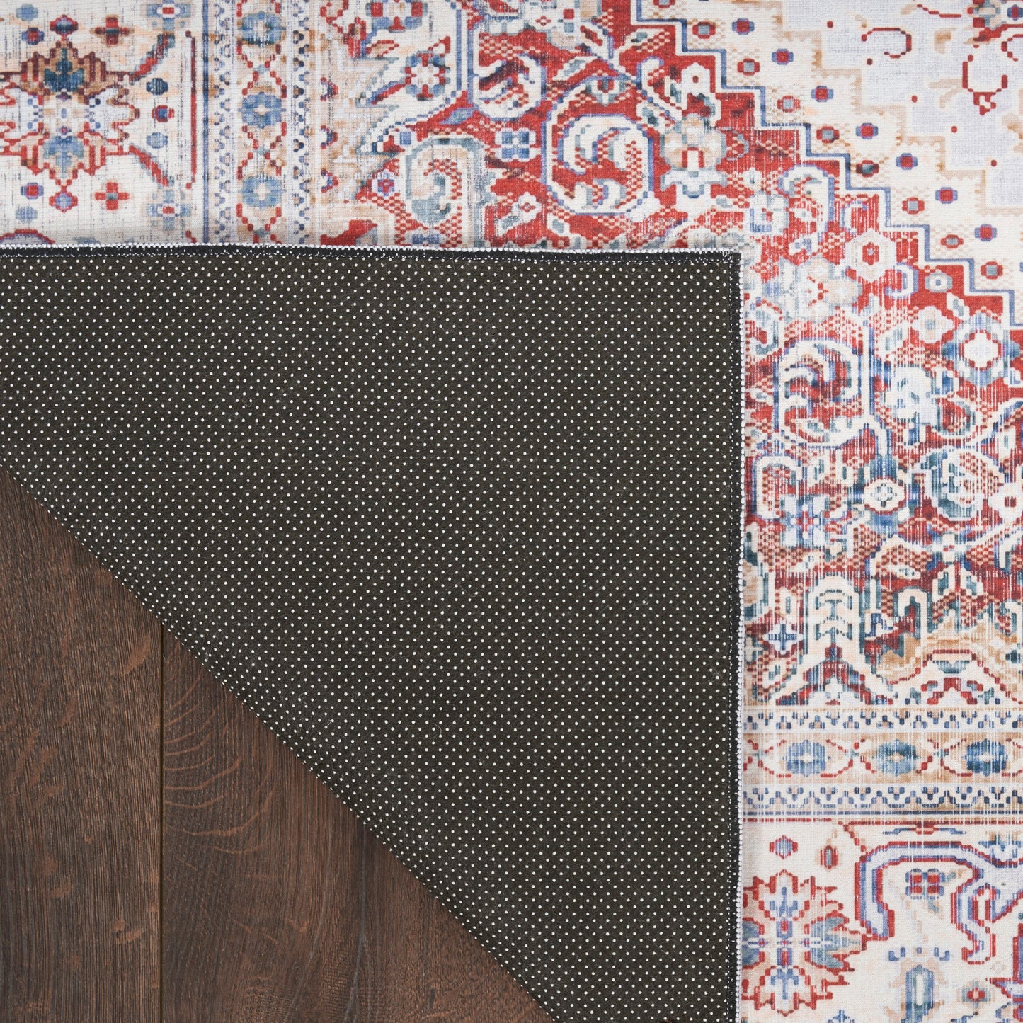 Nourison Home Vintage Home  Ivory Red  Traditional