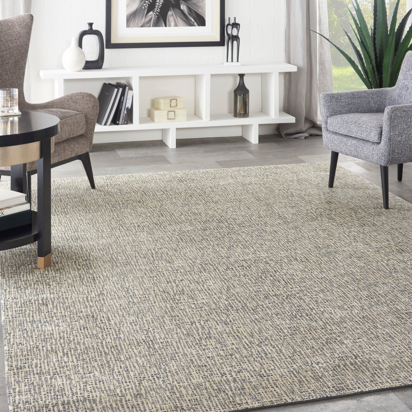 Nourison Home Starlight  Midnight  Contemporary