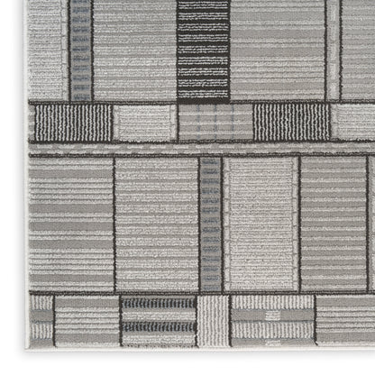 Nourison Home Nordic  Black Grey  Contemporary