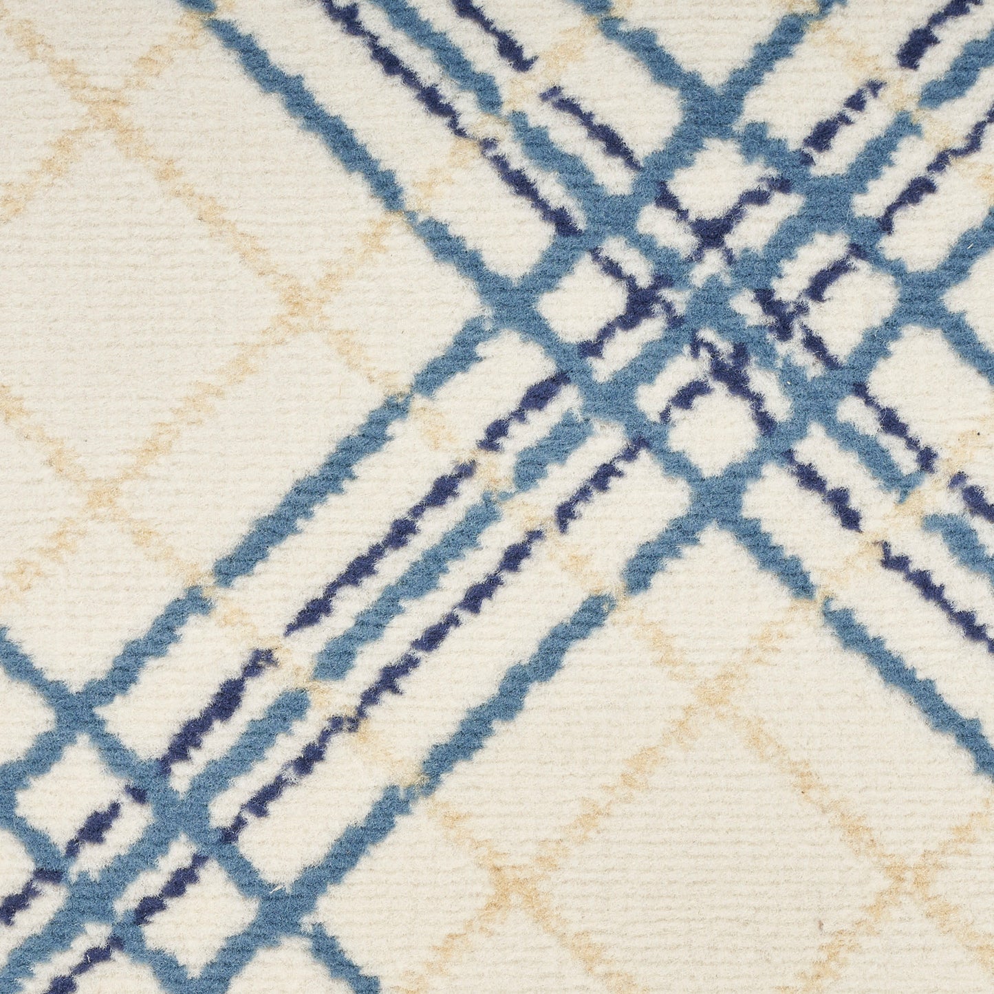 Nourison Home Jubilant  Ivory Navy  Contemporary