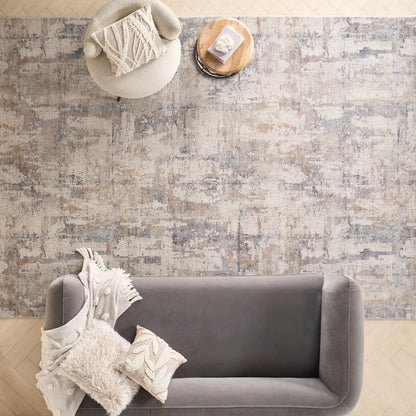 Nourison Home Rustic Textures  Beige Grey  Contemporary