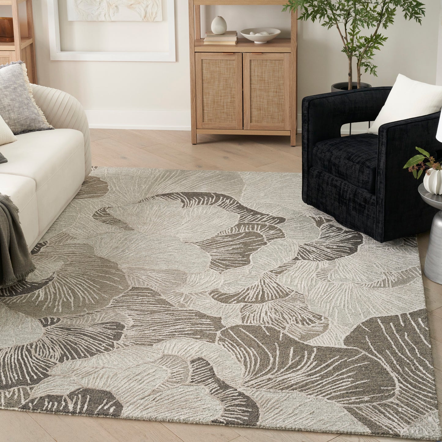 Nourison Home Avra  Grey  Contemporary