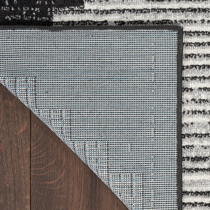 Nourison Home Modern Passion  Black Grey  Contemporary