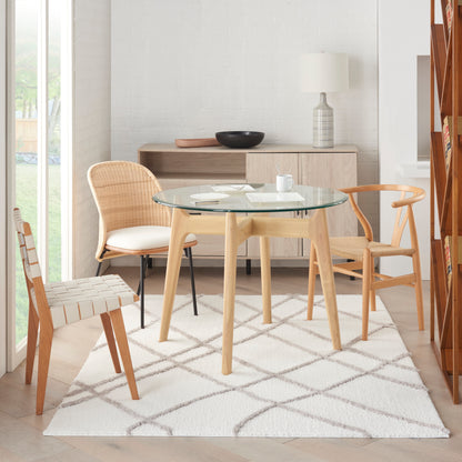 Nourison Home Feather Soft  Ivory Grey  Contemporary