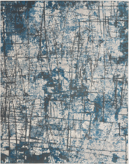 Calvin Klein CK970 Vapor CK972 Grey Blue Contemporary Power-loomed Rug