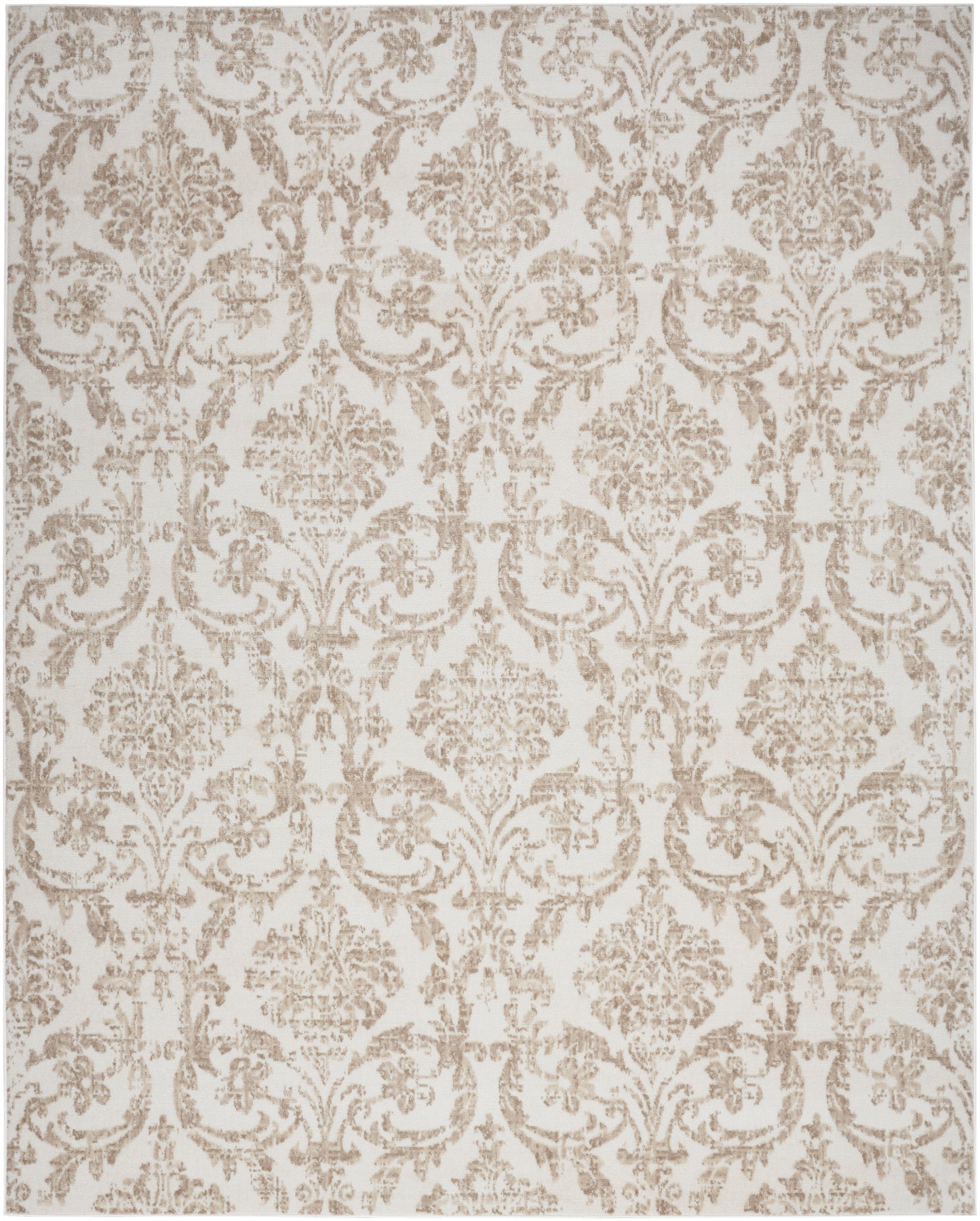 Nourison Home Jubilant JUB09 Ivory Beige Transitional Power-loomed Rug
