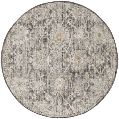 Nourison Home Oushak Home OUS01 Charcoal Traditional Loom-woven Rug