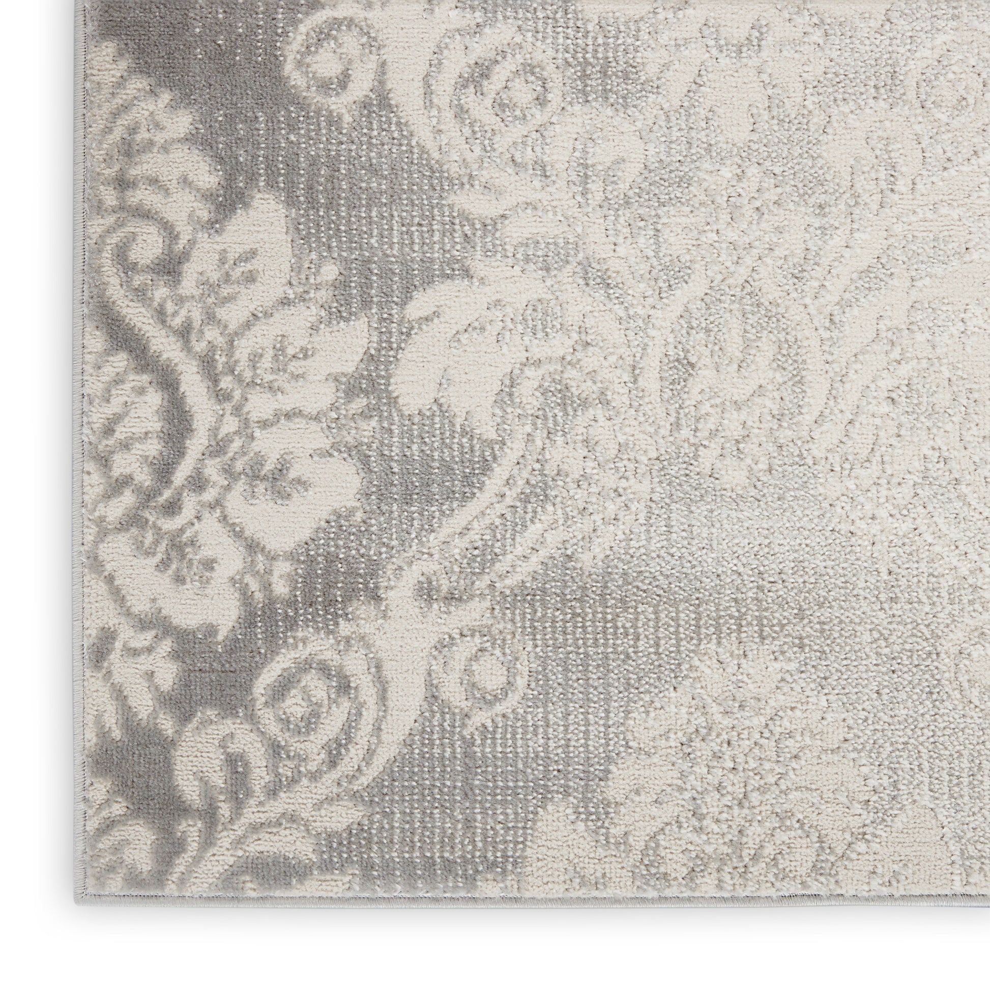 Nourison Home Elation  Ivory Grey  Traditional