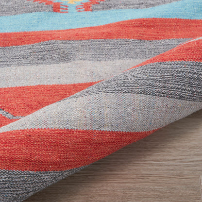 Nourison Home Baja  Grey Red  Transitional