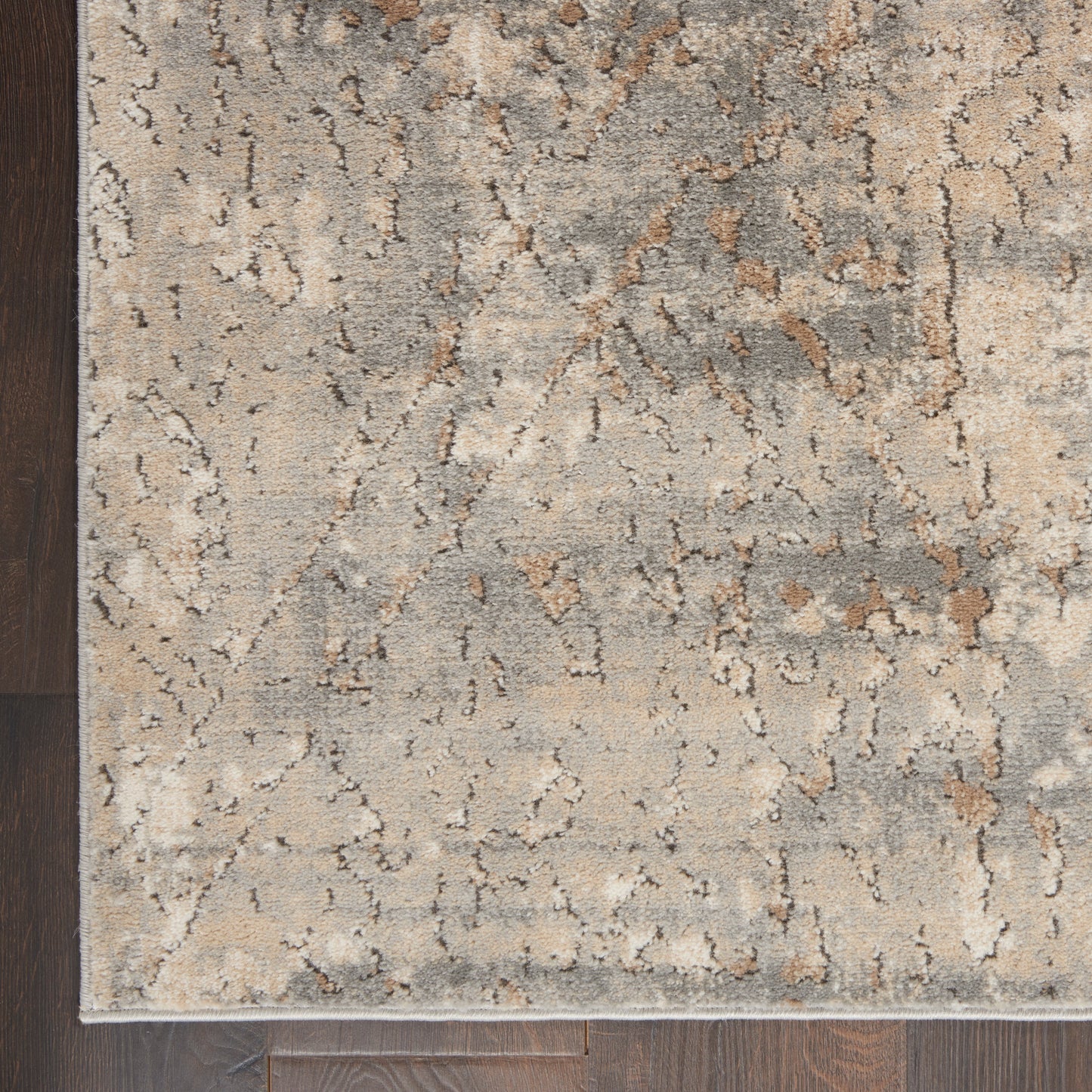 Nourison Home Quarry  Beige Grey  Contemporary
