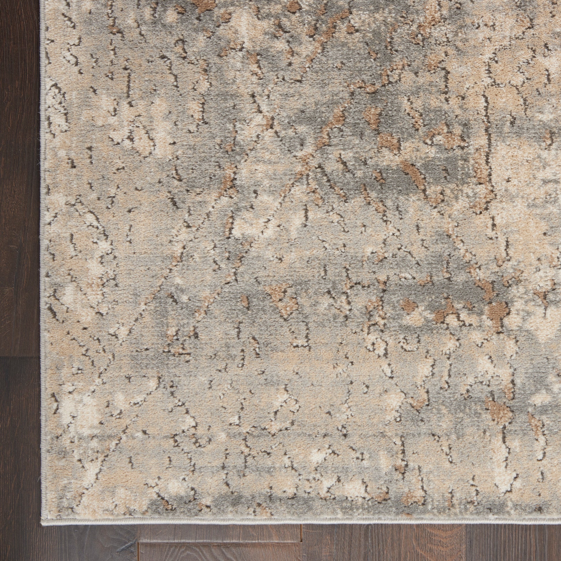 Nourison Home Quarry  Beige Grey  Contemporary