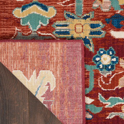 Nourison Home Parisa  Brick  Traditional