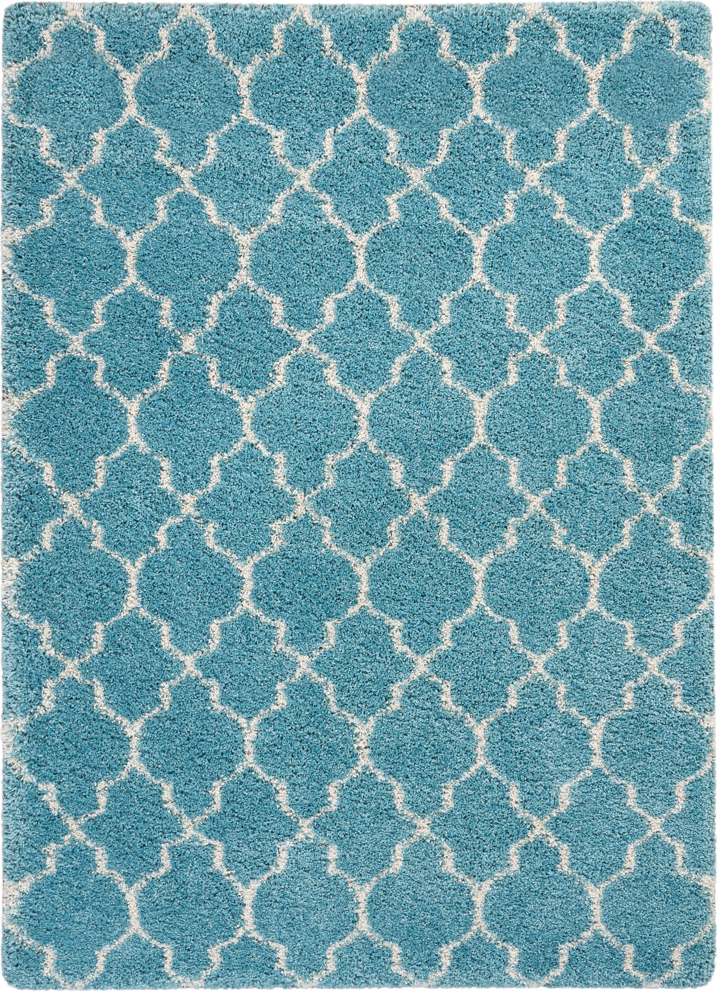 Nourison Home Amore AMOR2 Aqua Contemporary Power-loomed Rug