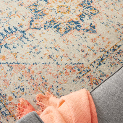 Nourison Home Tranquil  Ivory Multicolor  Traditional