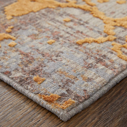 Feizy Pryor  Copper Multi Modern/Casual/Bohemian & Eclectic