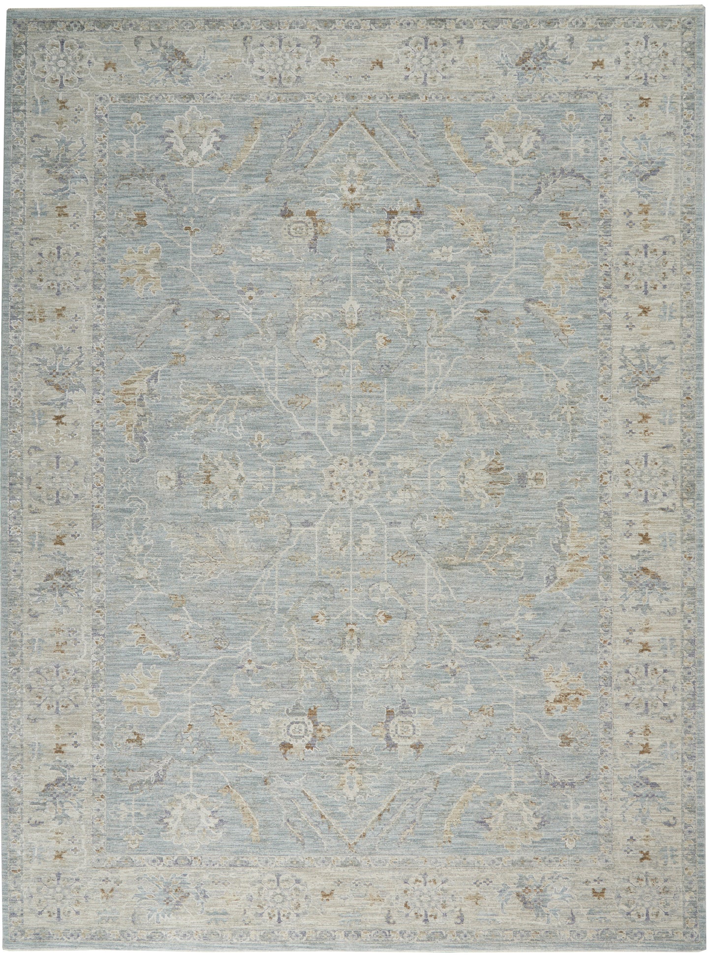 Nourison Home Infinite IFT05 Blue Traditional Power-loomed Rug
