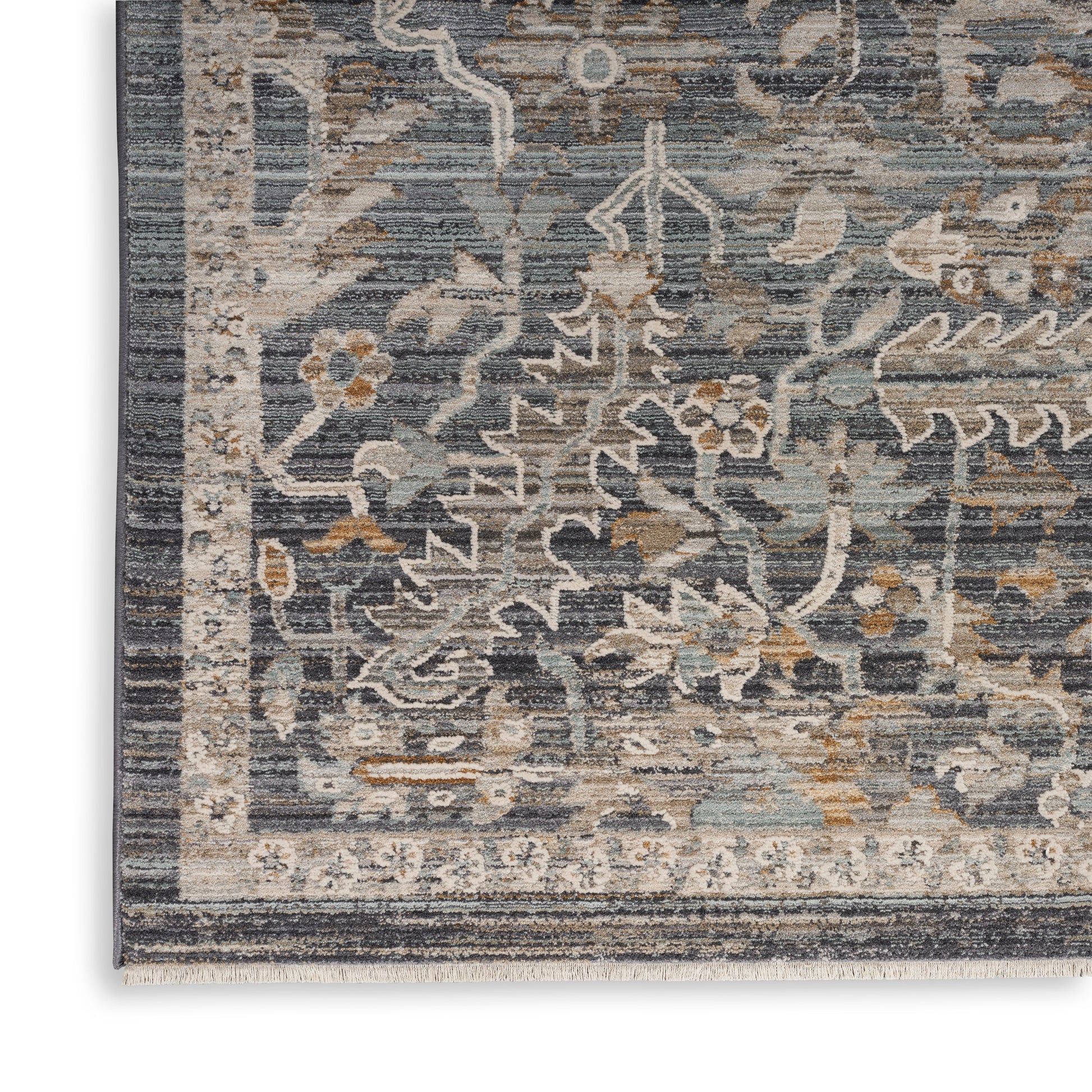 Nourison Home Lynx  Navy Multicolor  Transitional