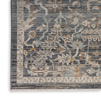 Nourison Home Lynx  Navy Multicolor  Transitional