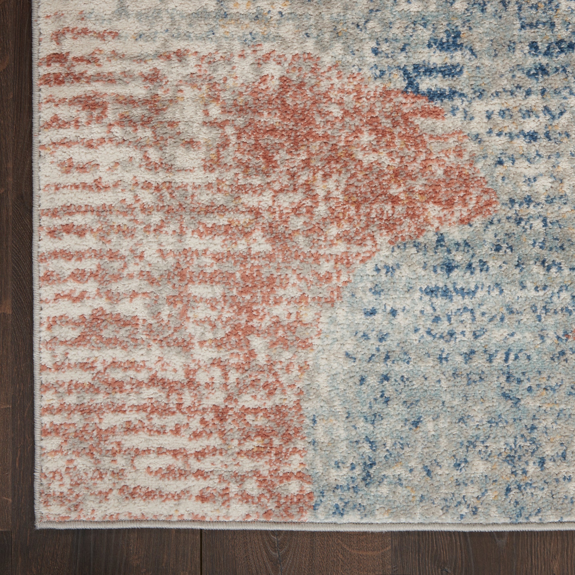 Nourison Home Quarry  Ivory Multicolor  Contemporary