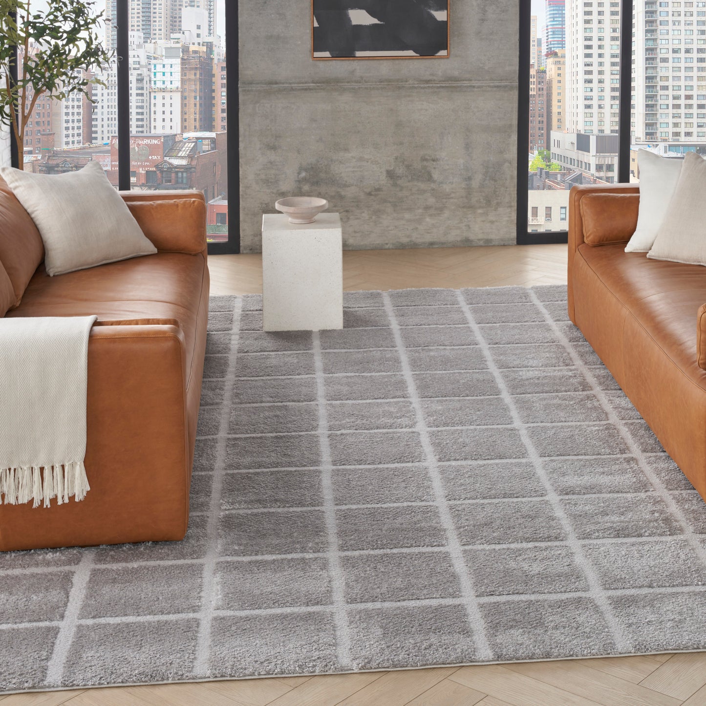 DKNY West End Ave  Grey  Contemporary