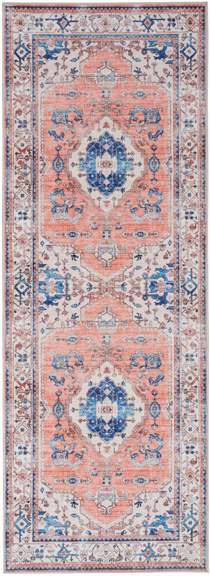 Nourison Home Fulton FUL11 Coral Traditional Power-loomed Rug