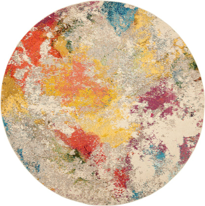 Nourison Home Celestial CES12 Ivory Multicolor Contemporary Power-loomed Rugs