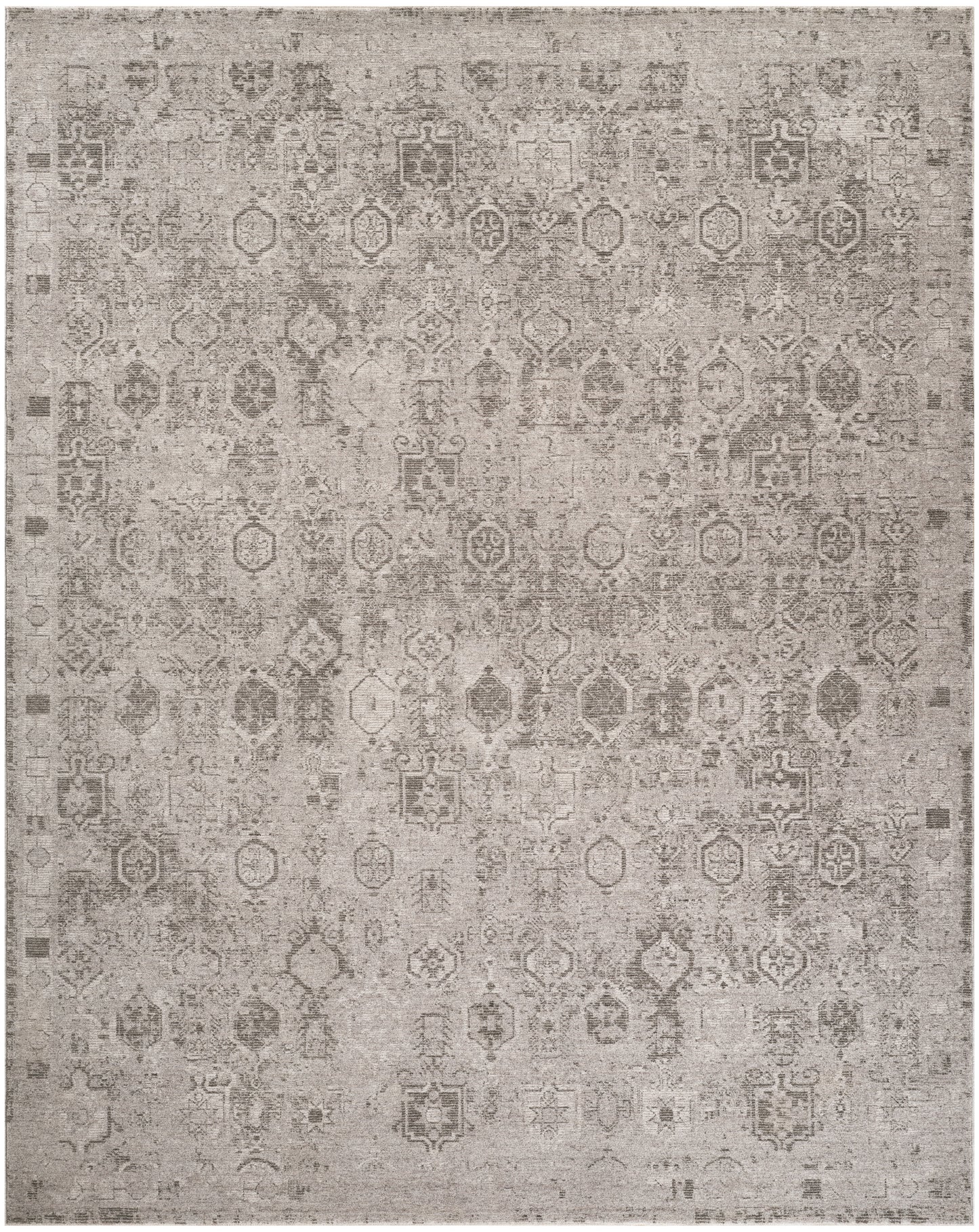 DKNY Pure Shades SAD01 Grey Traditional Machine Made Rug